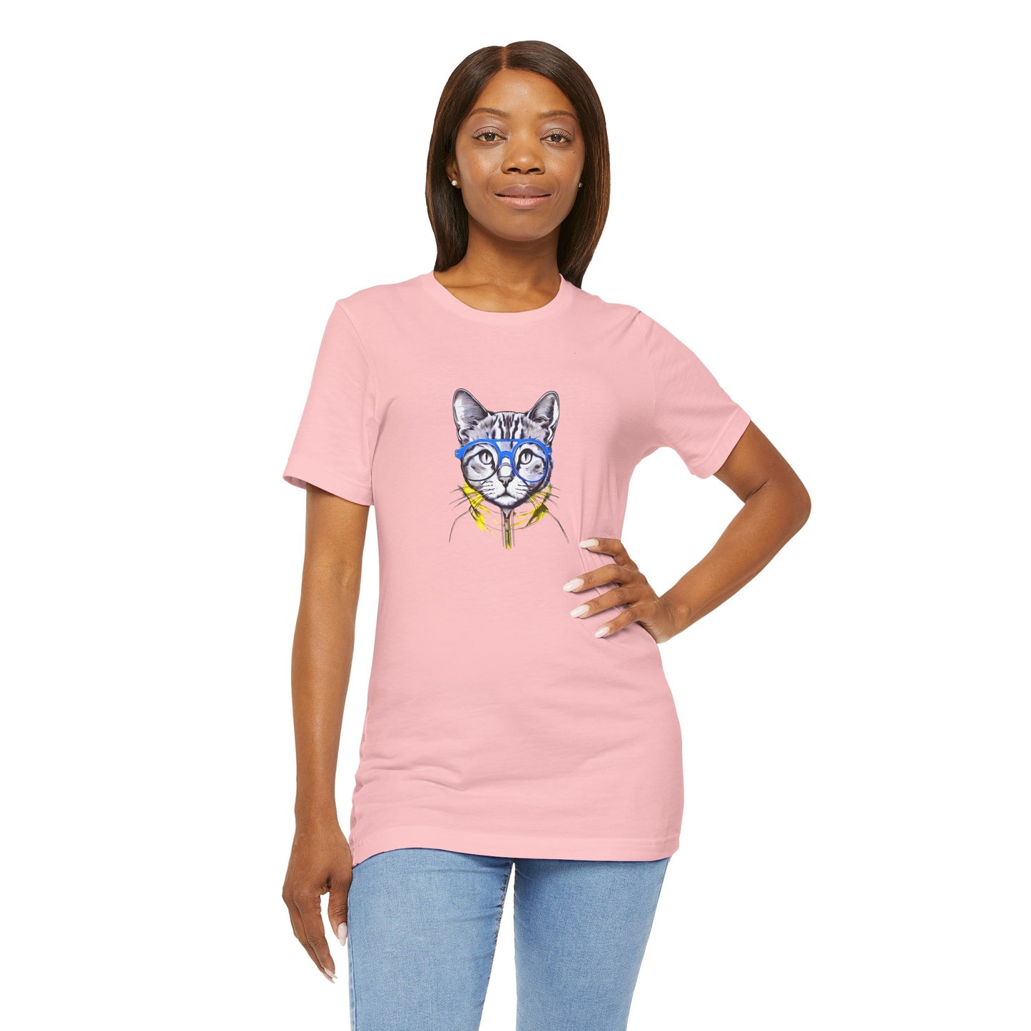 Cat Style Jersey Short Sleeve Tee