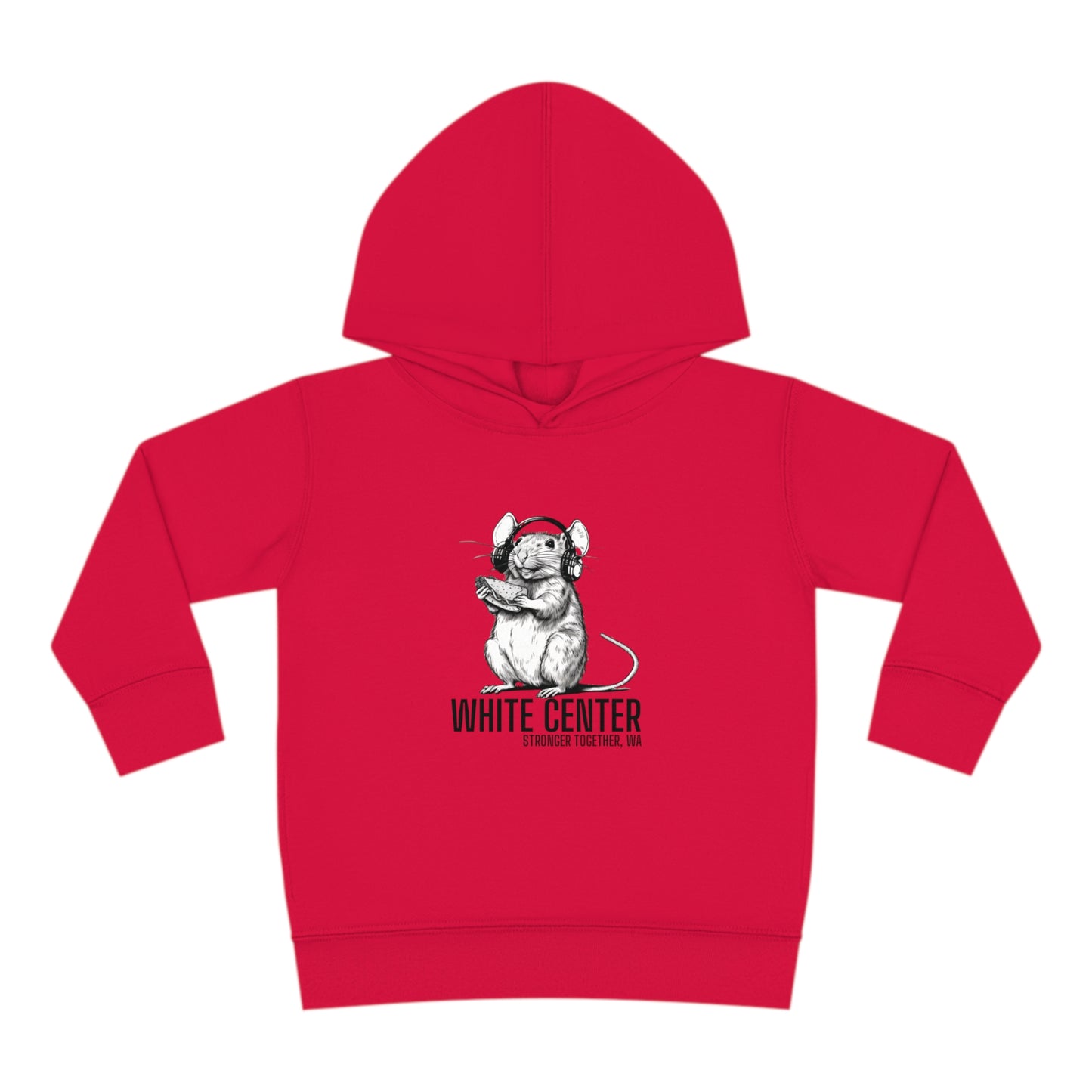 White Center, WA Toddler Pullover Fleece Hoodie