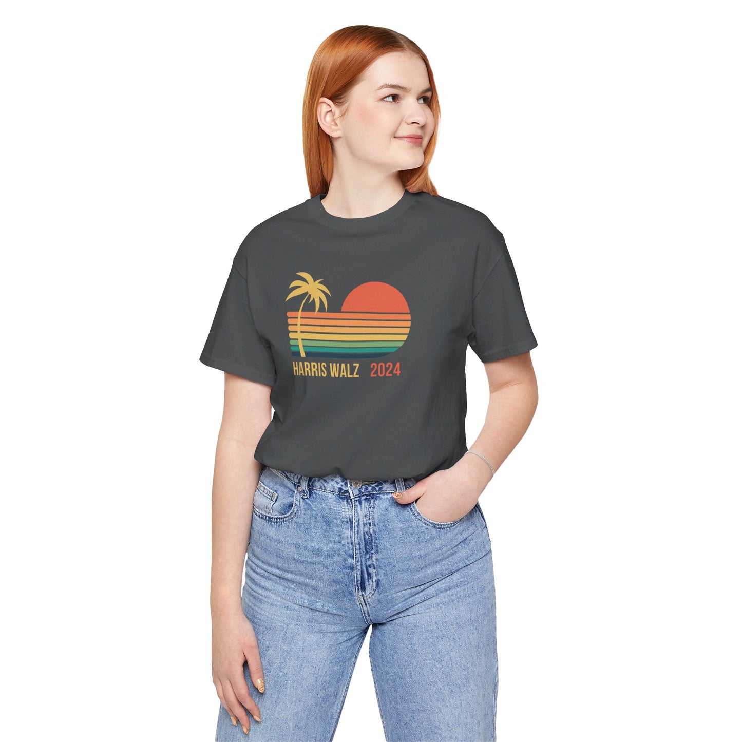 Palm Tree Harris Walz Jersey Short Sleeve Tee