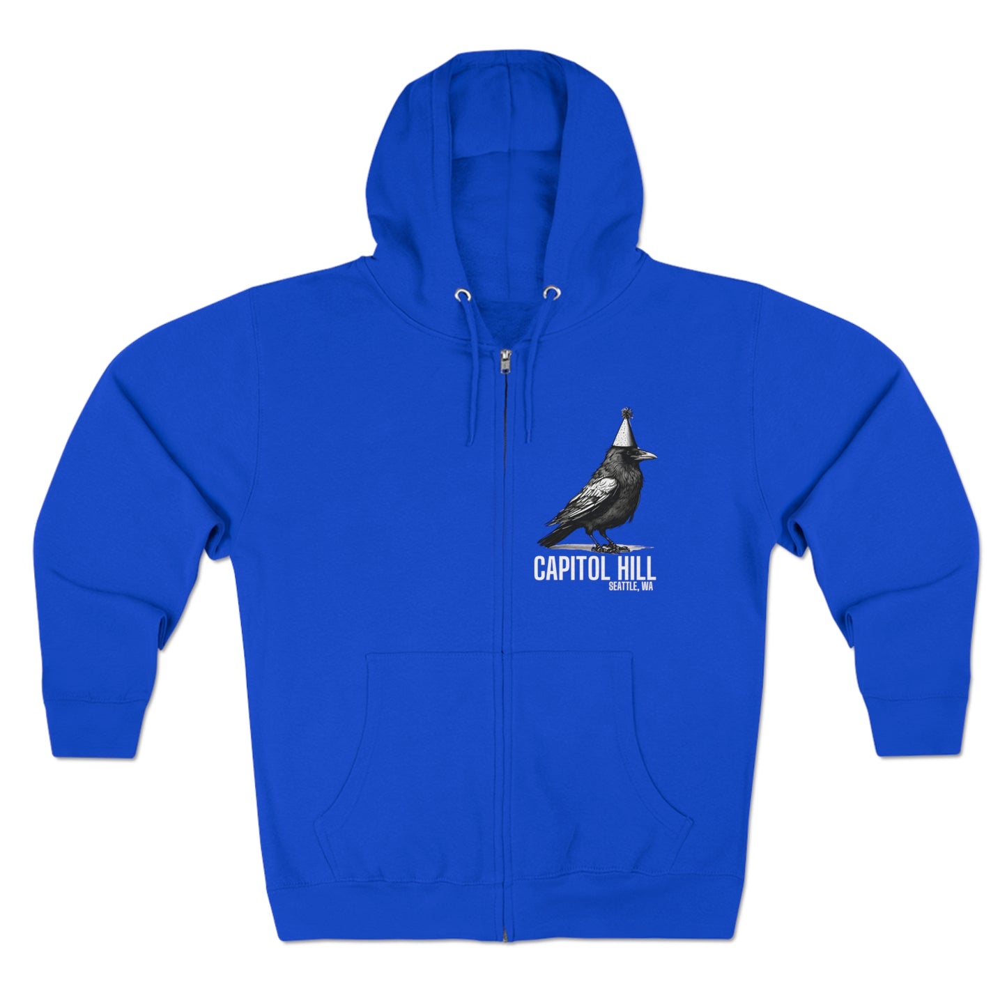 Capitol Hill Seattle Unisex Zip Hoodie