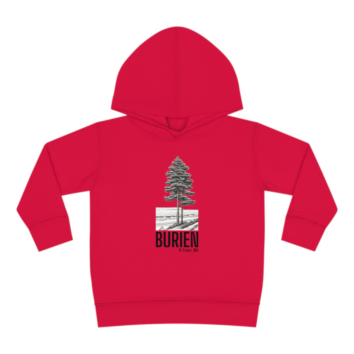 Burien WA Toddler Pullover Fleece Hoodie