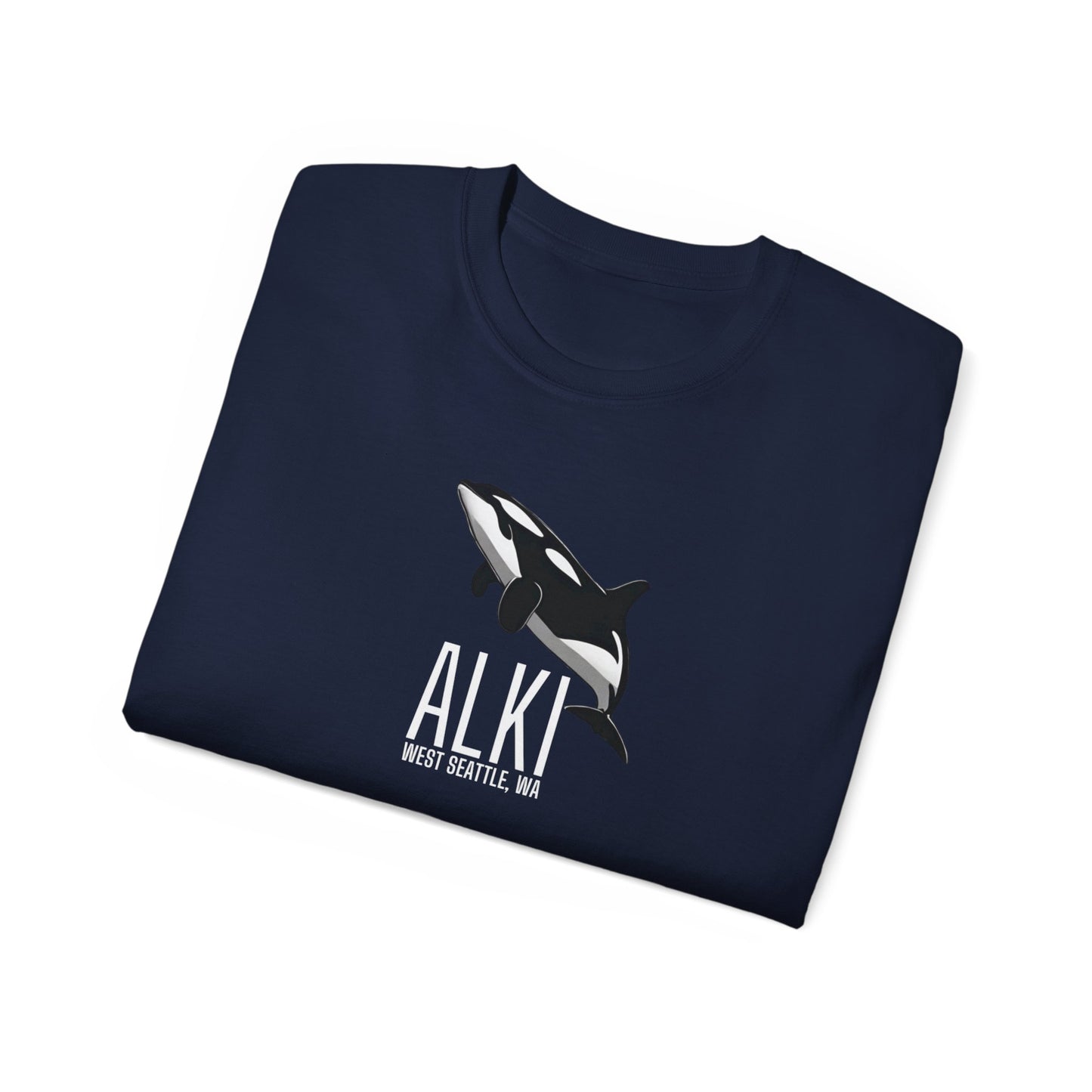 Alki West Seattle Orca Ultra Cotton Tee