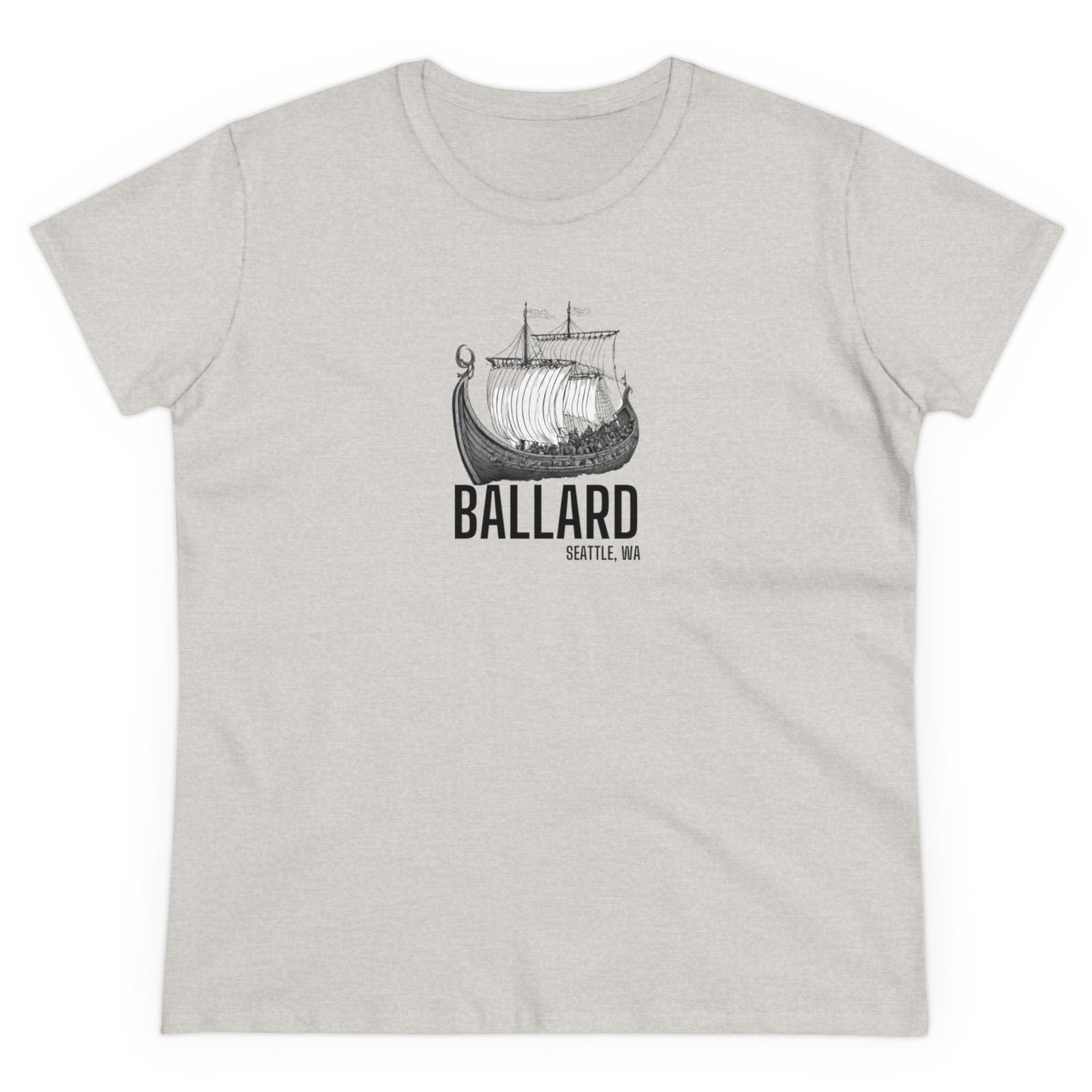 Ballard Seattle Women's Midweight Cotton Tee