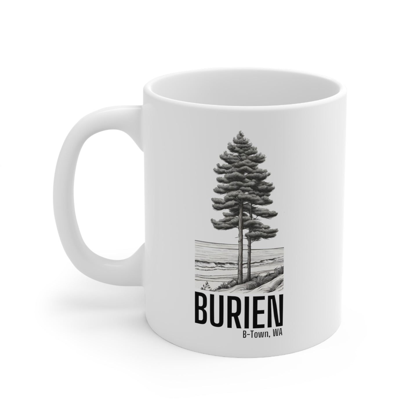 Burien WA Ceramic Mug 11oz