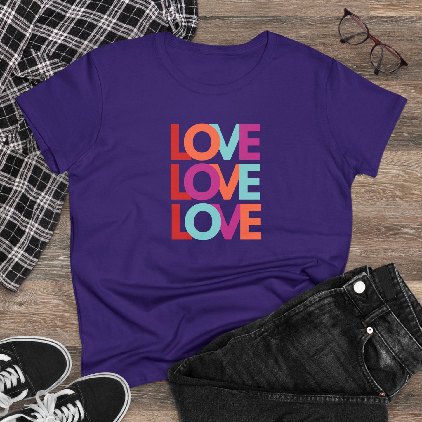 Love Women's Midweight Cotton Tee