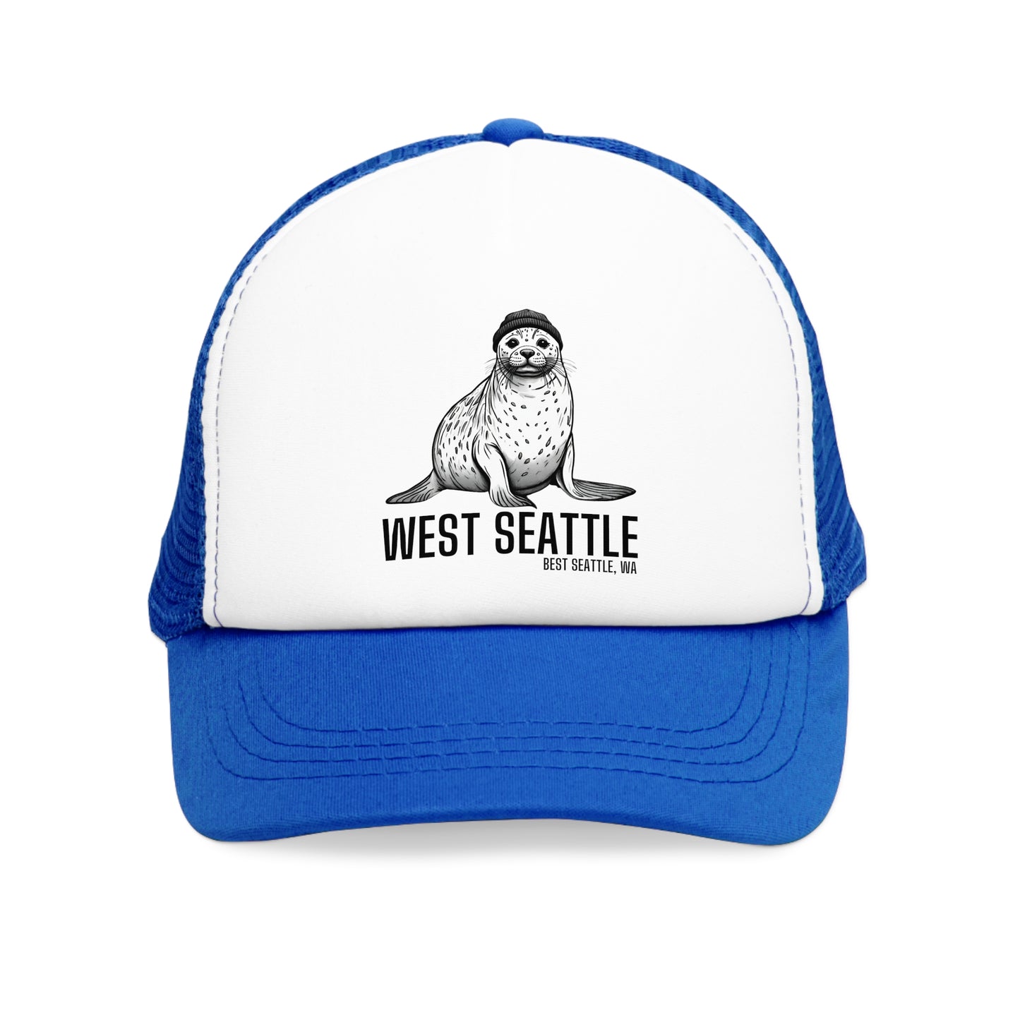 West Seattle Harbor Seal Mesh Cap