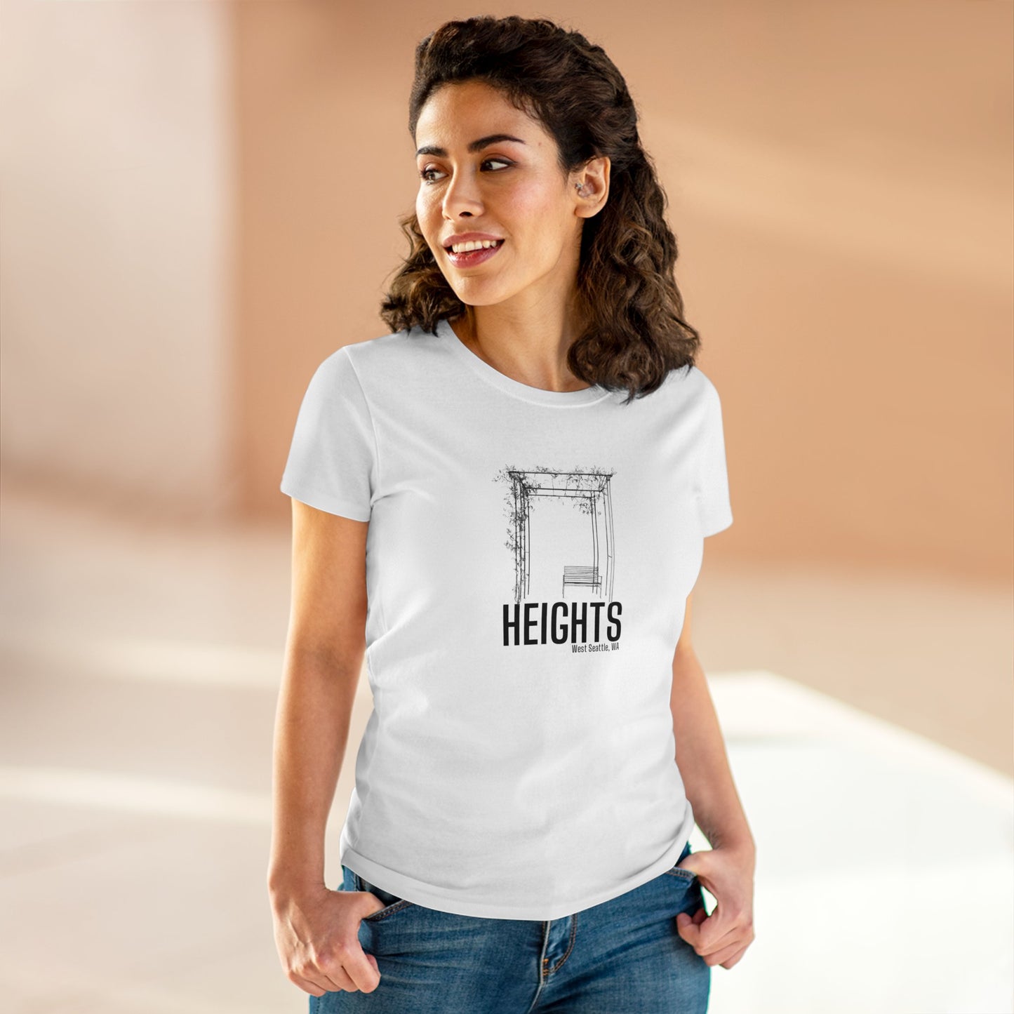 Arbor Heights Women's Midweight Cotton Tee