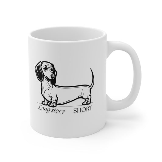 Long story short Ceramic Mug 11oz