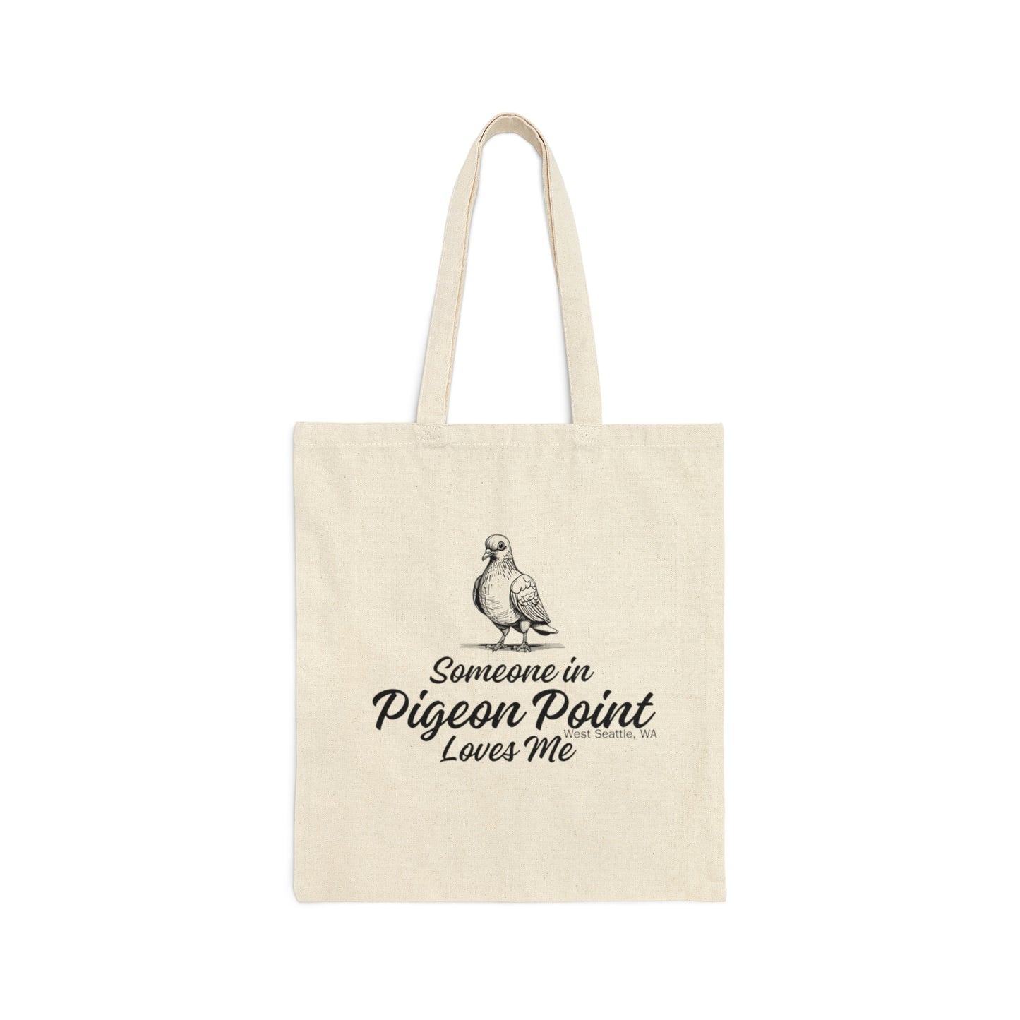 Someone in Pigeon Point Loves Me Cotton Canvas Tote Bag