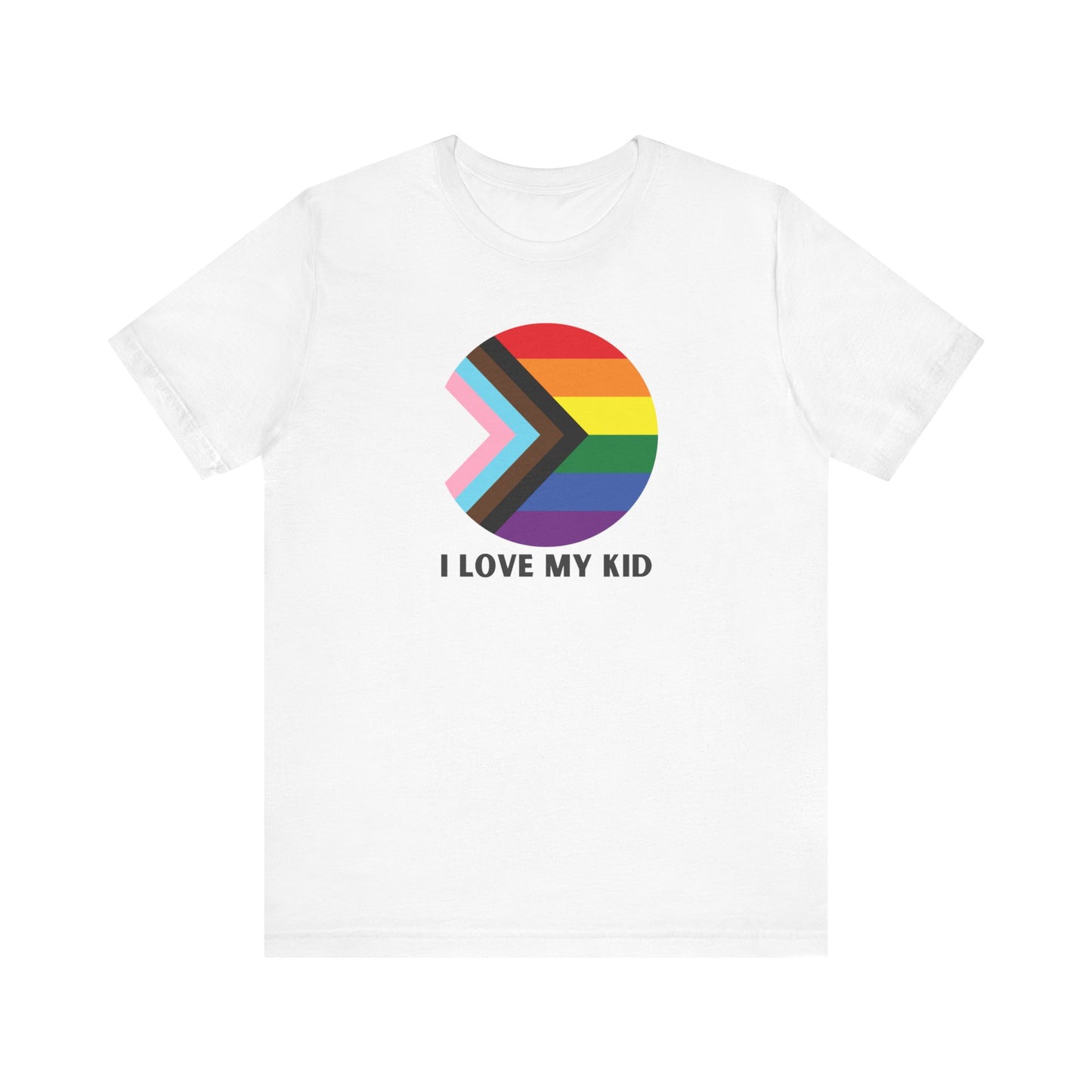 I Love My Kid Jersey Short Sleeve Tee