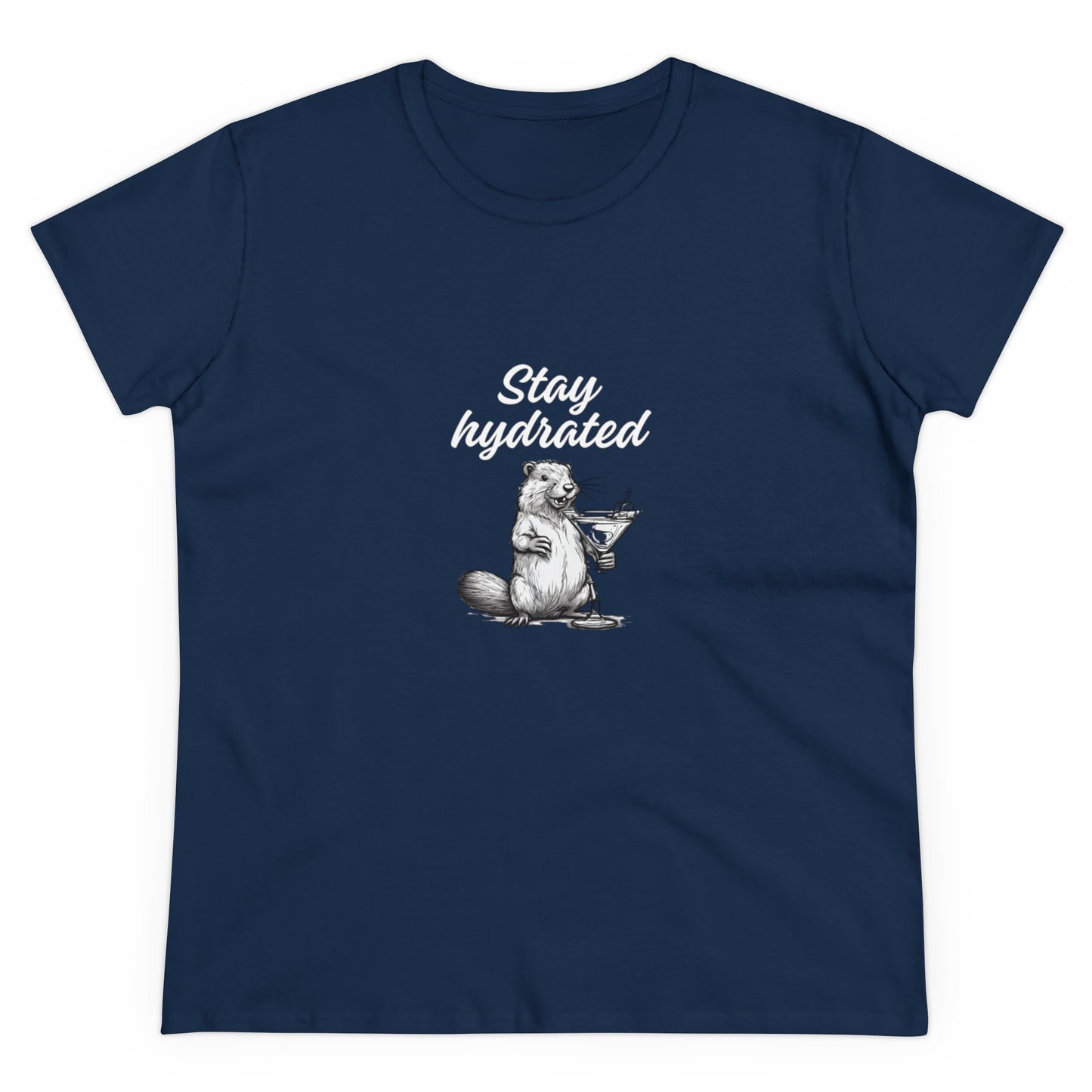 Stay Hydrated Women's Midweight Cotton Tee