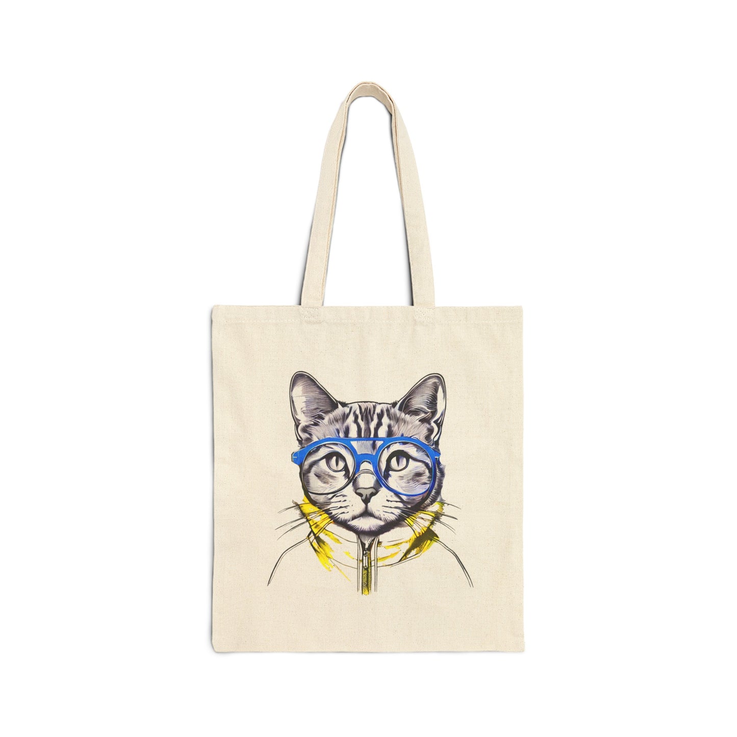 Cat Style Cotton Canvas Tote Bag