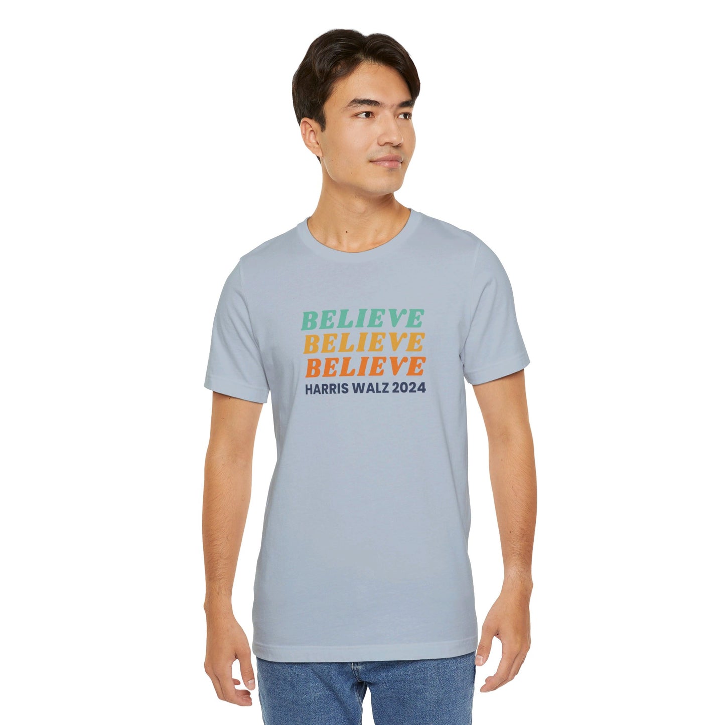 Believe Harris Walz Jersey Short Sleeve Tee