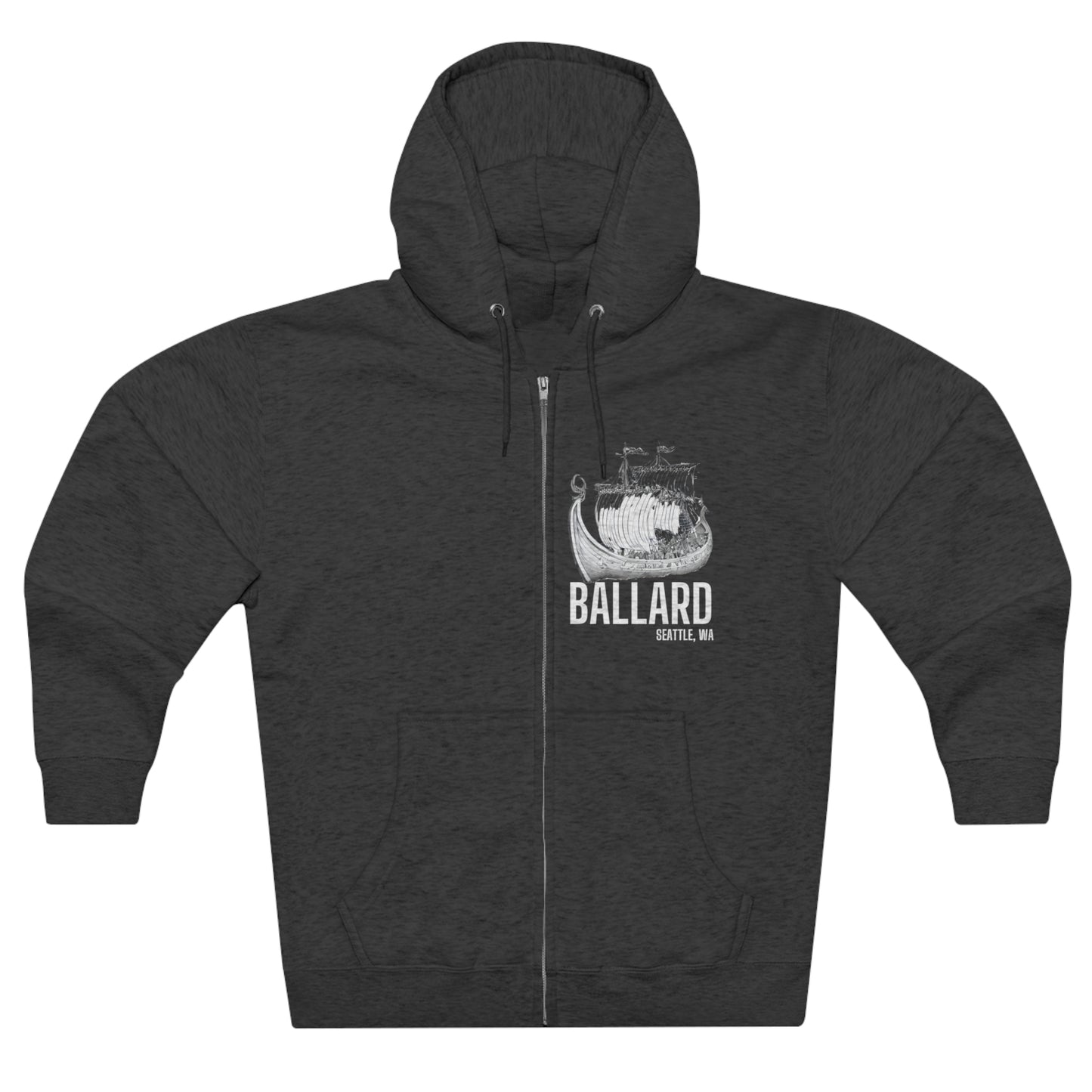 Ballard Seattle Unisex Zip Hoodie