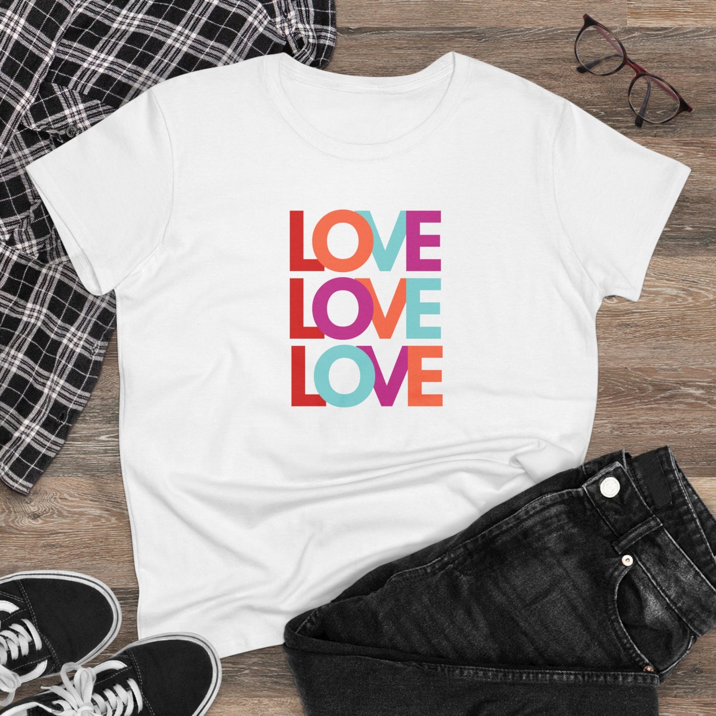 Love Women's Midweight Cotton Tee