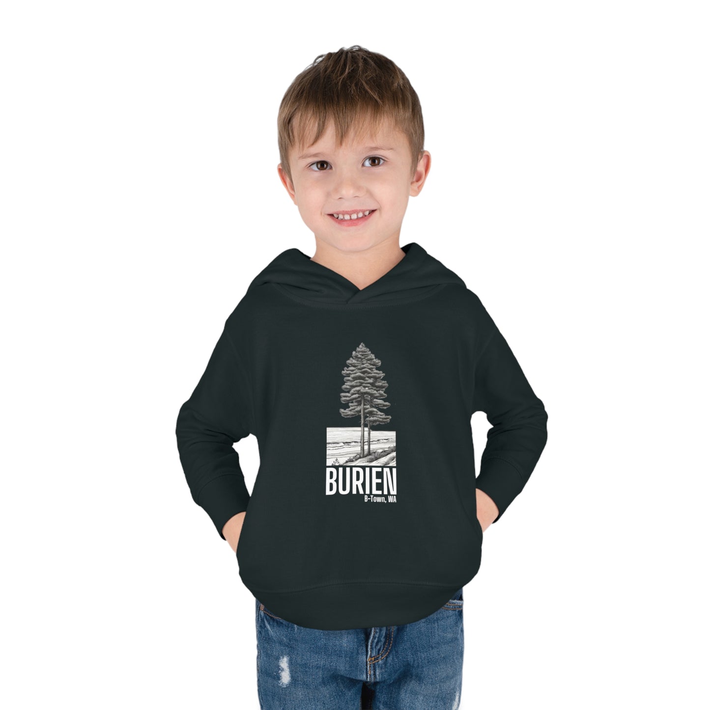 Burien WA Toddler Pullover Fleece Hoodie