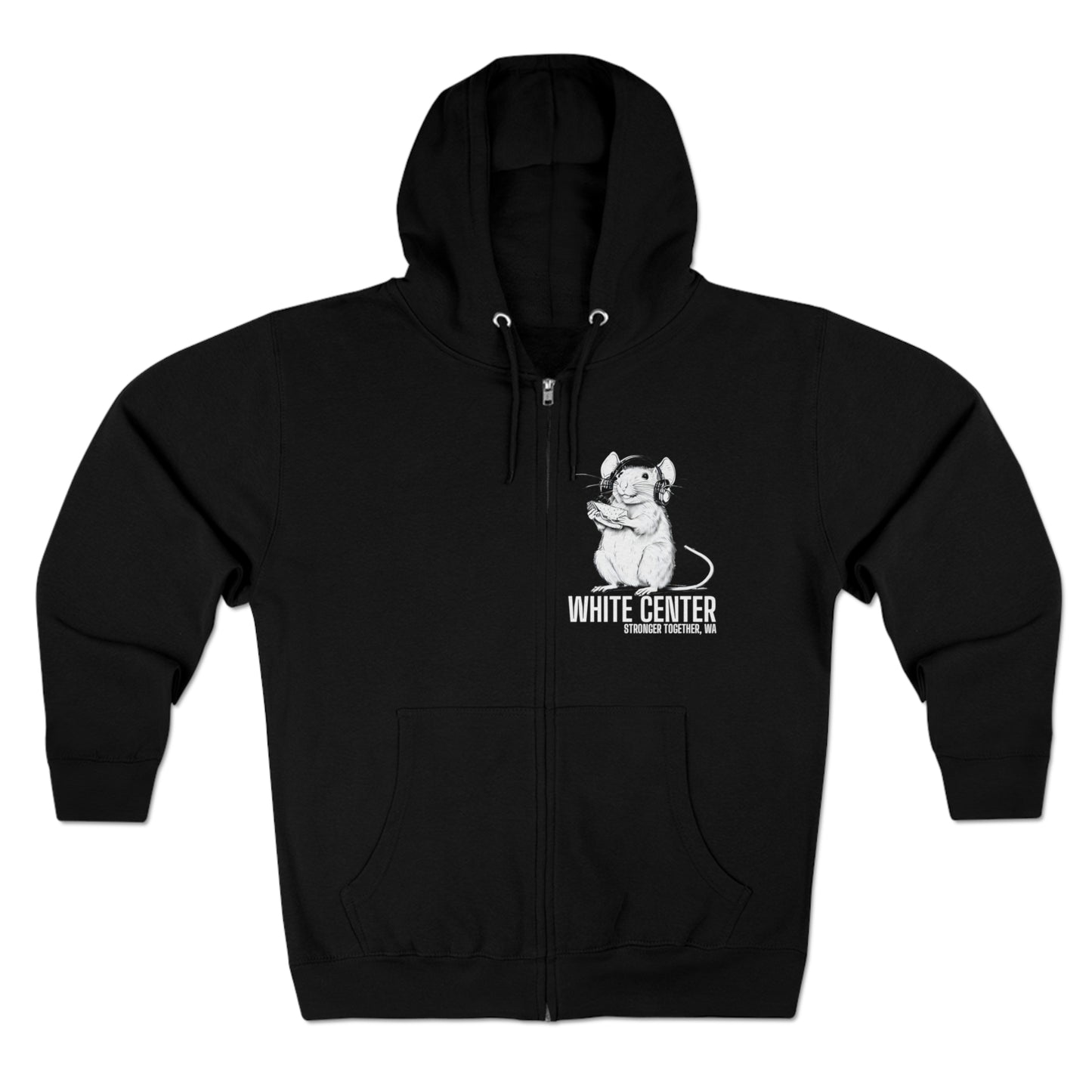 White Center WA Unisex Zip Hoodie