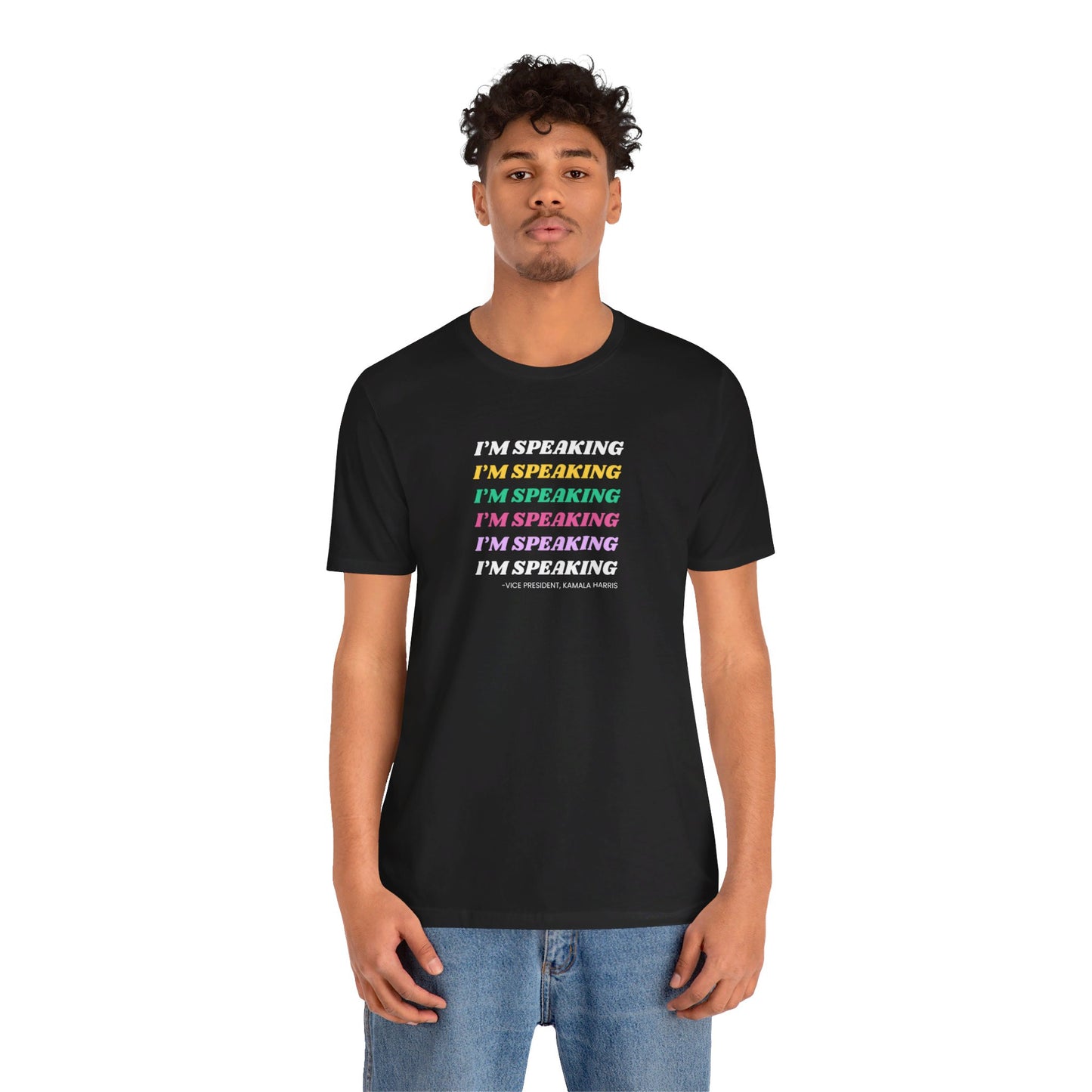 I’m Speaking Jersey Short Sleeve Tee