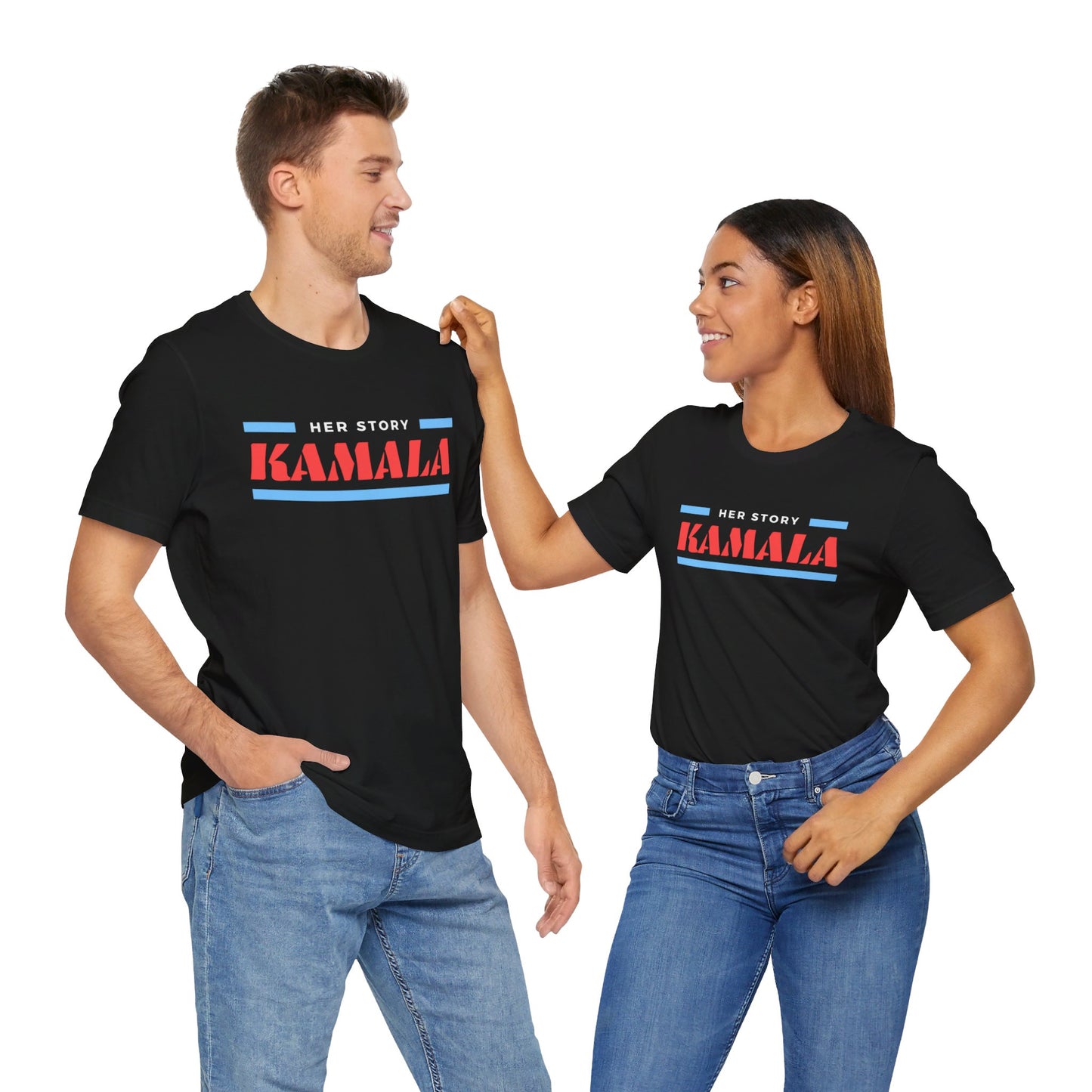 Her Story Kamala Jersey Short Sleeve Tee