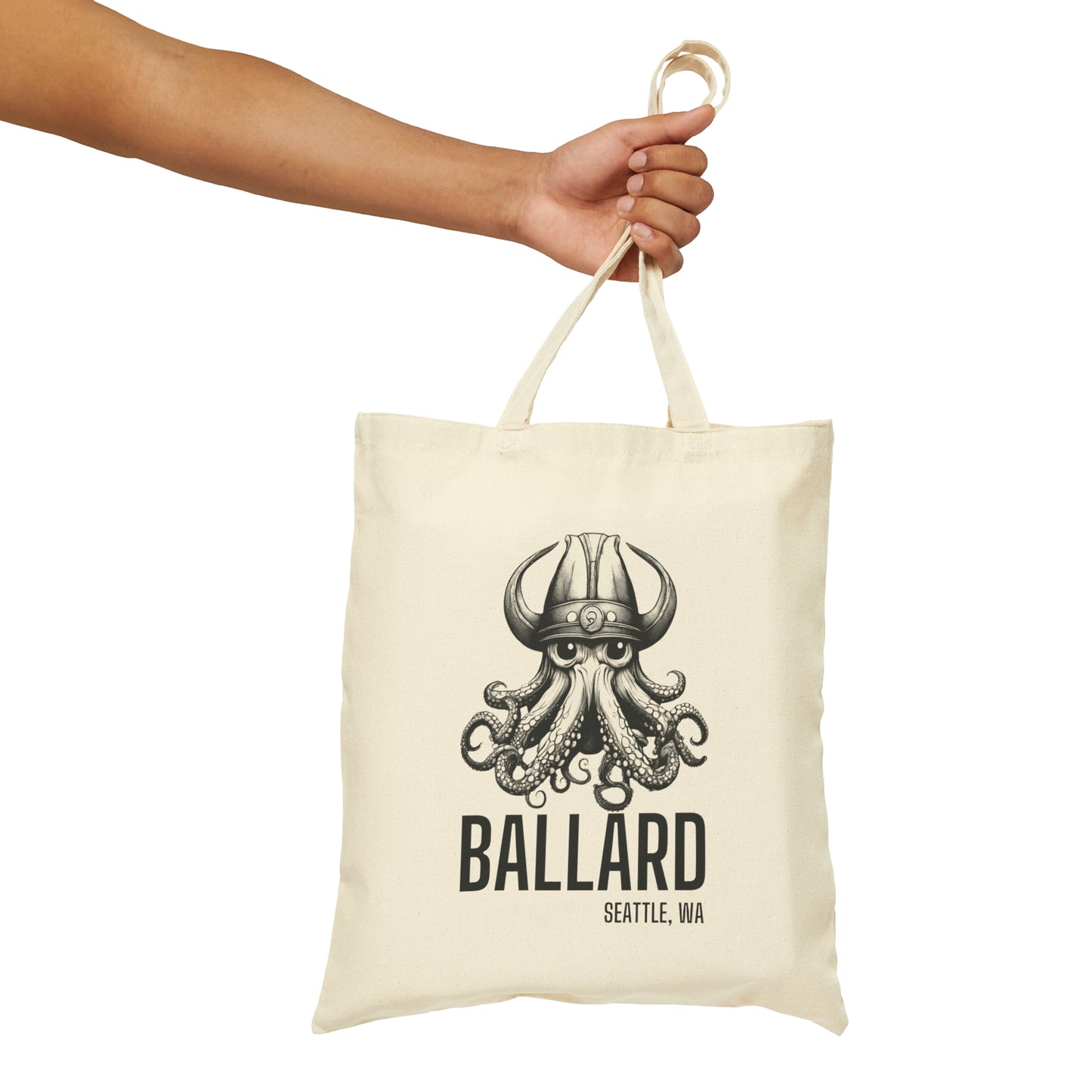 Ballard Octopus Cotton Canvas Tote Bag