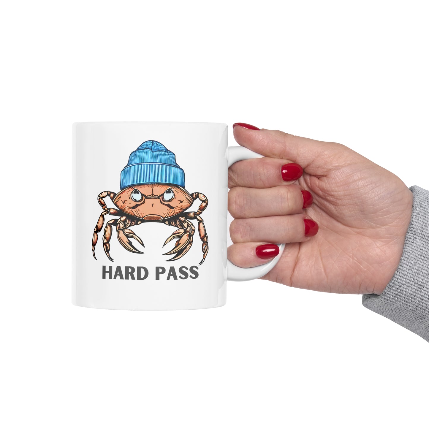 Hard Pass Ceramic Mug 11oz