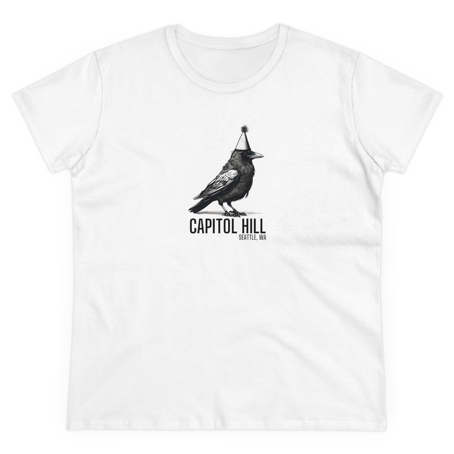 Capitol Hill Seattle Women's Midweight Cotton Tee