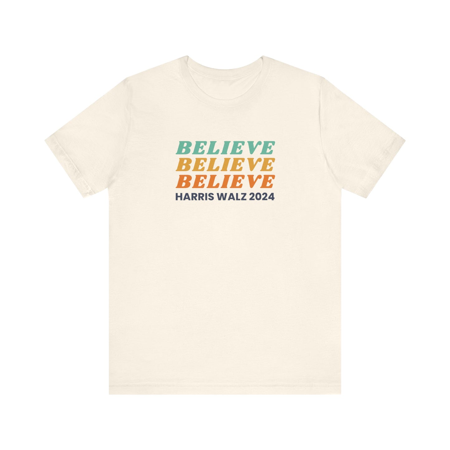 Believe Harris Walz Jersey Short Sleeve Tee