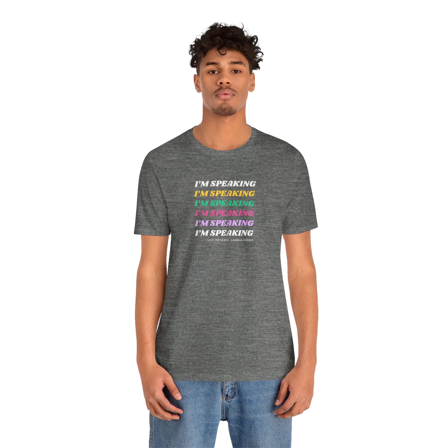 I’m Speaking Jersey Short Sleeve Tee