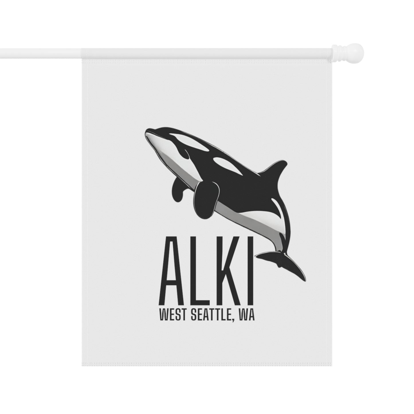 Alki West Seattle Orca Garden & House Banner