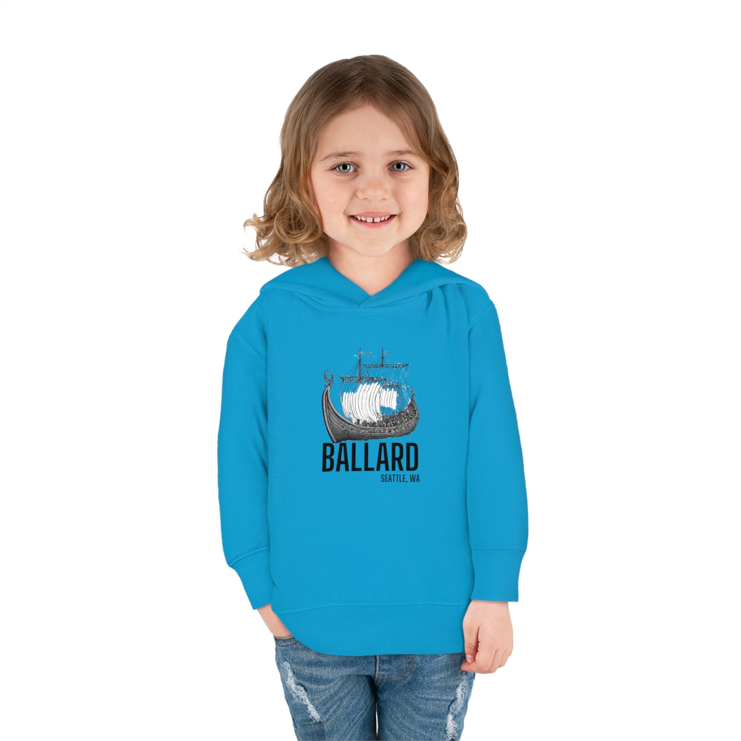 Ballard Seattle Toddler Pullover Fleece Hoodie