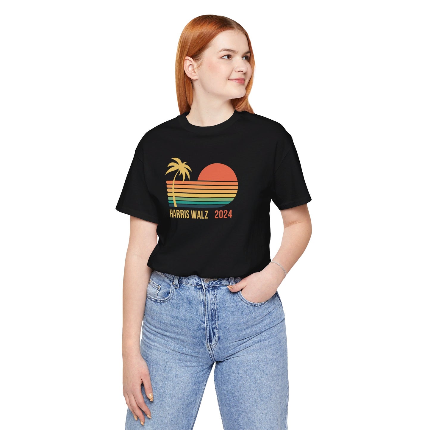 Palm Tree Harris Walz Jersey Short Sleeve Tee