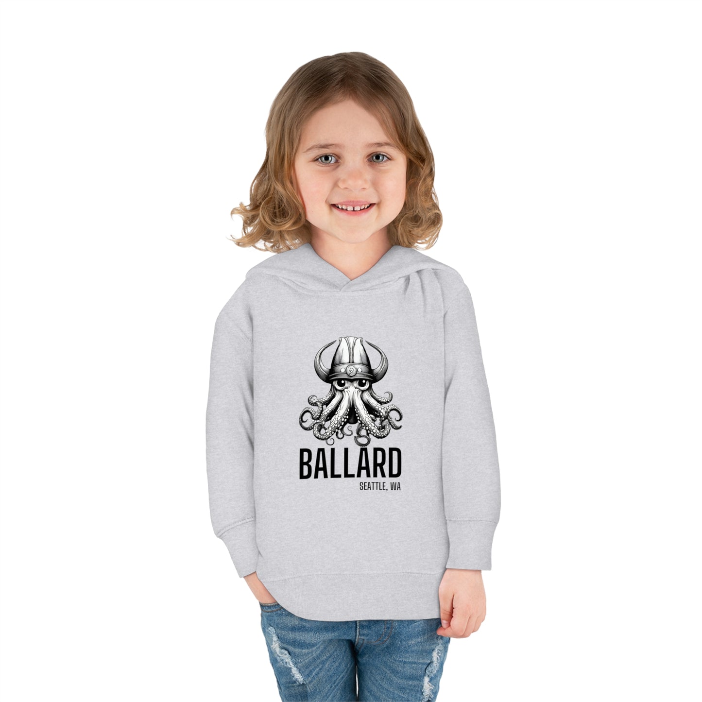 Ballard Octopus Toddler Pullover Fleece Hoodie