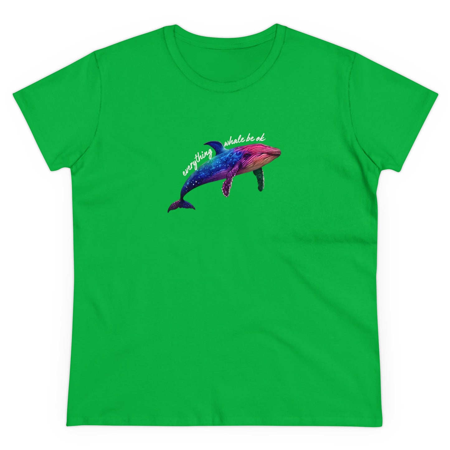 Everything Whale Be Ok Women's Midweight Cotton Tee